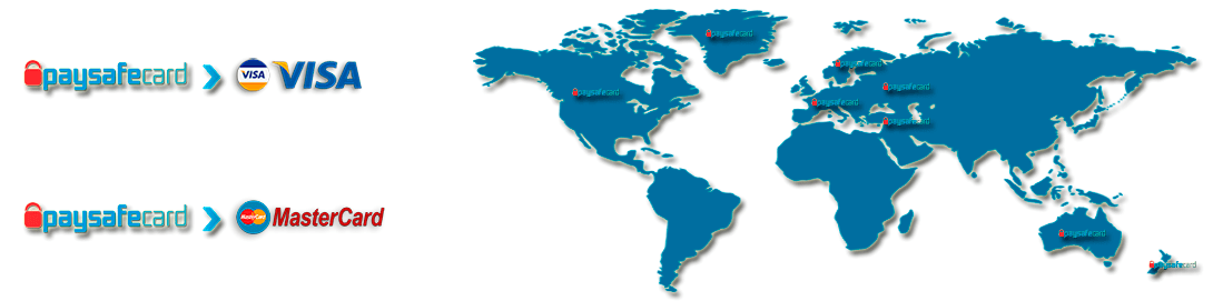 Exchange Paysafecard to Visa, Paysafecard to Mastercard instantly.